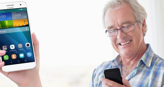 smartphone dla seniora